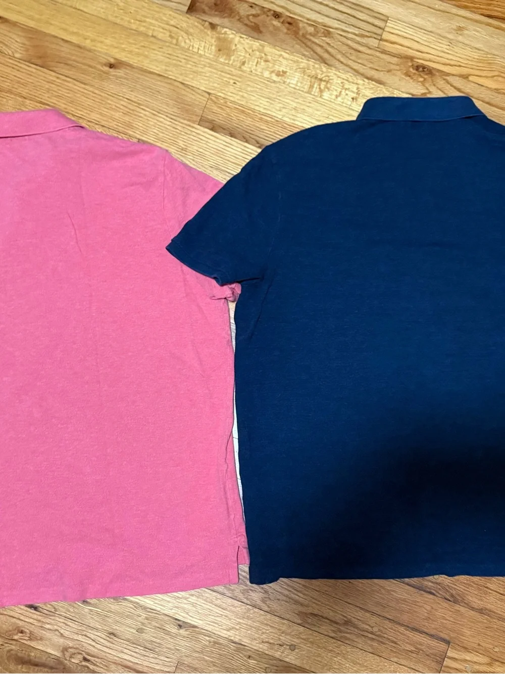 Polo Ralph Lauren Men's XXL 2XL Classic Fit Blue Pink Short Sleeve Shirts Lot 2